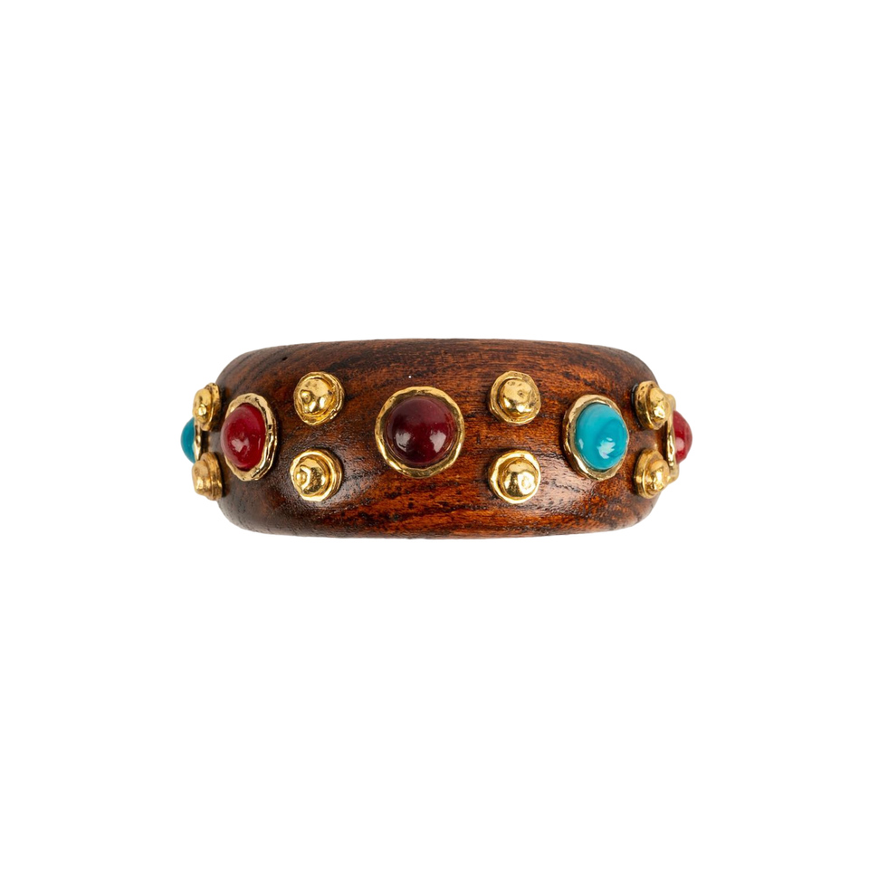 Chanel Bracelet/Wristband Wood in Brown