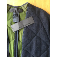 Haider Ackermann Jacke/Mantel aus Wolle in Blau