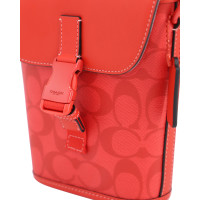 Coach Tote bag Leather in Red