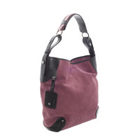 Bally Handtasche aus Leder in Violett