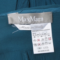 Max Mara Sleeveless blouse in petrol
