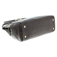 Michael Kors Leather handbag with reptile embossing