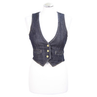 7 For All Mankind Denim vest in blue
