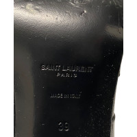 Saint Laurent Stiefeletten aus Leder in Schwarz