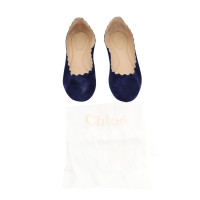 Chloé Sandalen aus Wildleder in Blau