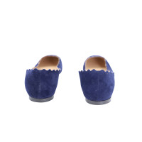 Chloé Sandalen aus Wildleder in Blau