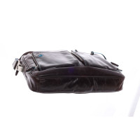 Piquadro Reisetasche aus Leder in Braun