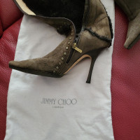 Jimmy Choo Stiefel aus Pelz in Braun