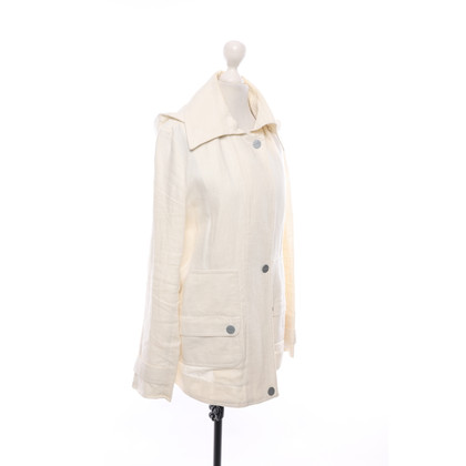 Adolfo Dominguez Jacket/Coat Linen in Cream