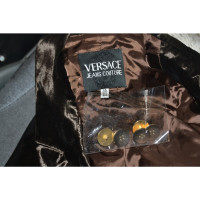 Versace Giacca/Cappotto in Marrone
