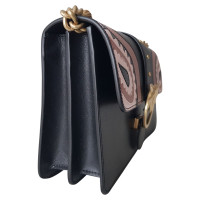 Pinko Handtasche aus Leder in Schwarz