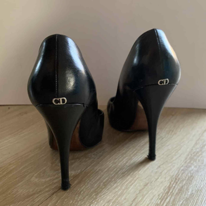 Christian Dior Chaussures compensées en Cuir