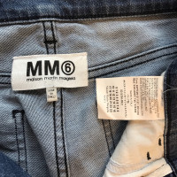 Mm6 Maison Margiela Jeans in Cotone in Blu