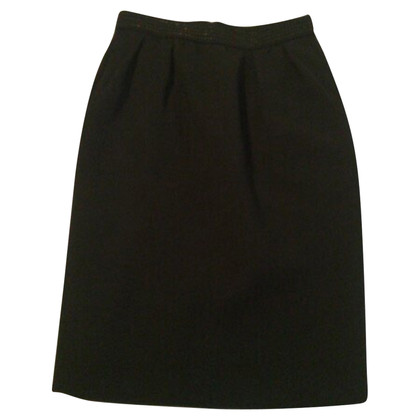 Yves Saint Laurent Skirt Wool in Black