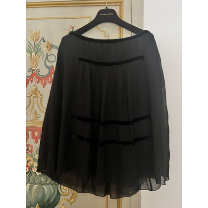 Stefanel Skirt Silk in Black