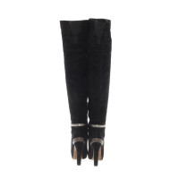 Fendi Bottes en Cuir en Noir