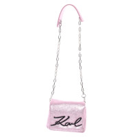 Karl Lagerfeld Handbag Leather in Pink