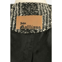 John Galliano Jacket/Coat Wool in Grey