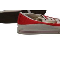 Acne Sneakers aus Baumwolle in Rot
