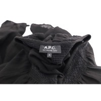 A.P.C. Top Viscose in Black