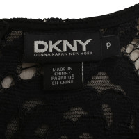 Dkny robe de dentelle en noir