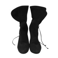 Alaïa Boots Suede in Black