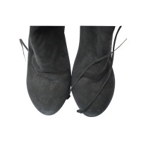 Alaïa Boots Suede in Black