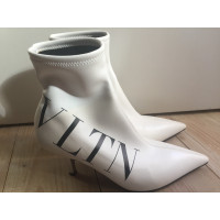 Valentino Garavani Ankle boots Leather in White