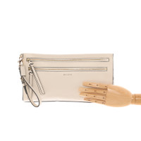 Coach Clutch Bag Leather in Cream