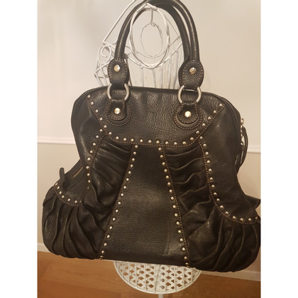 Roberto Cavalli Handbag Leather in Black