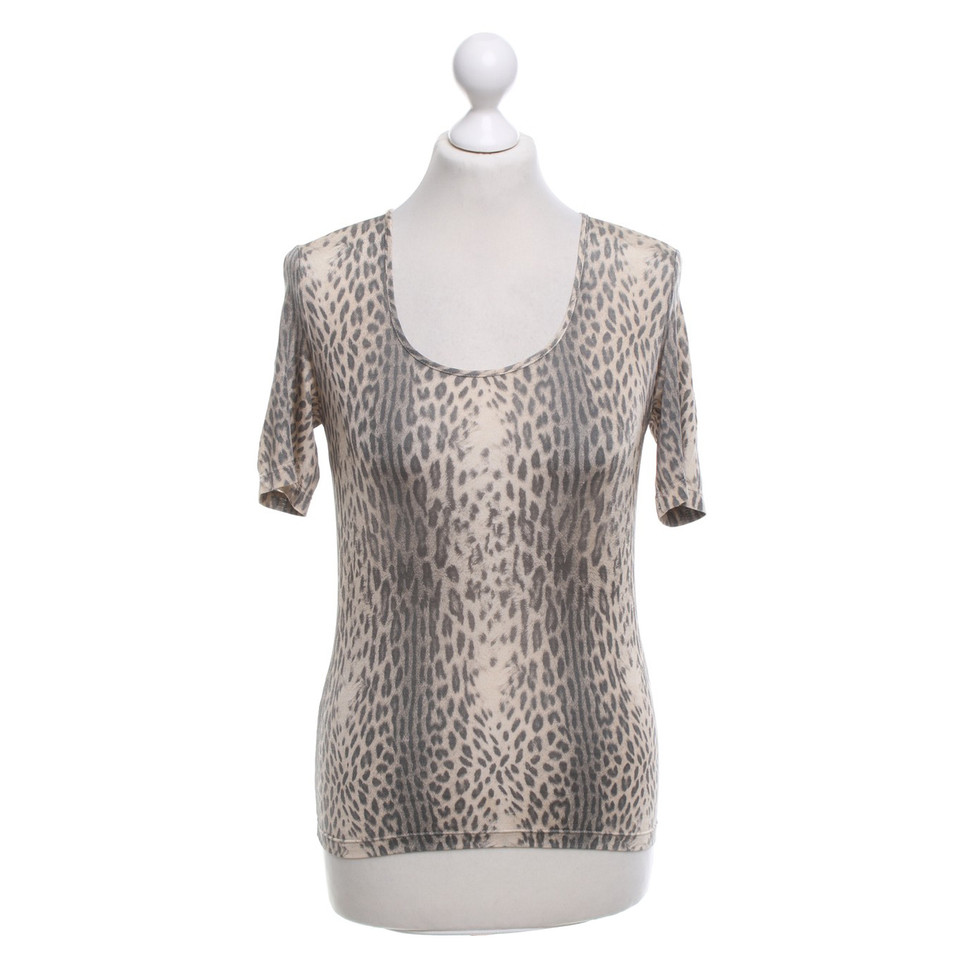 Just Cavalli top with leopard print