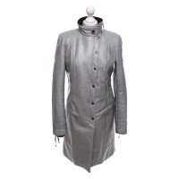 Costume National Leather coat in grey