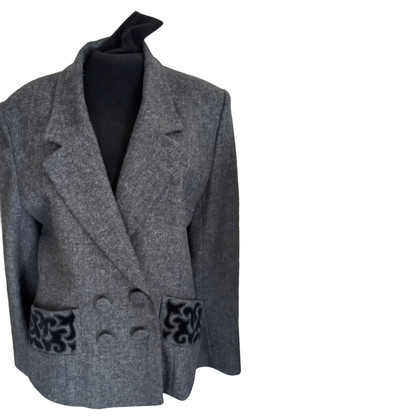 Emmanuelle Khanh Paris Anzug aus Wolle in Grau