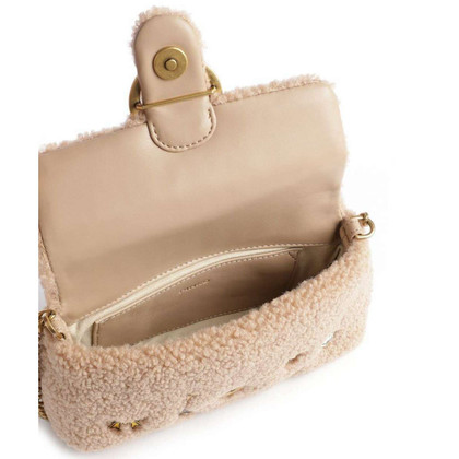Pinko Reisetasche aus Leder in Beige