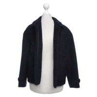 Burberry Jacke/Mantel aus Wolle in Blau