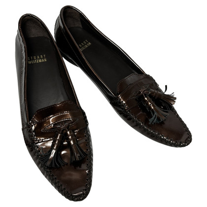 Stuart Weitzman Slippers/Ballerinas Patent leather in Brown