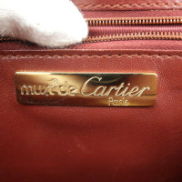 Cartier Shopper Leer in Bruin