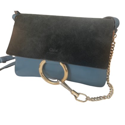 Chloé Faye Bag Leather in Blue