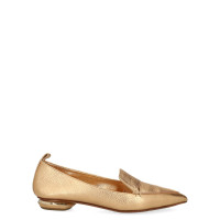 Nicholas Kirkwood Slippers/Ballerinas Leather in Gold