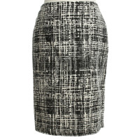 Prada Tweed skirt in Black / White