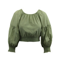 Alice + Olivia Top Cotton in Green