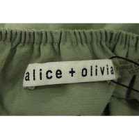 Alice + Olivia Top Cotton in Green