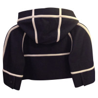 Chanel Jacke/Mantel aus Baumwolle in Grau