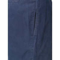 Romeo Gigli Paire de Pantalon en Coton en Bleu