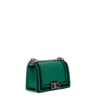 Chanel Boy Bag en Cuir en Vert