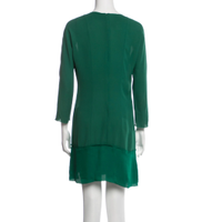 Prada Vestito in Seta in Verde