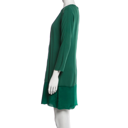 Prada Kleid aus Seide in Grün
