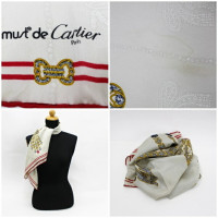 Cartier Schal/Tuch aus Seide in Weiß