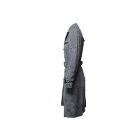 Burberry Prorsum Jacke/Mantel aus Viskose in Grau