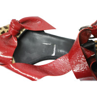 Isabel Marant Sandalen aus Leder in Rot